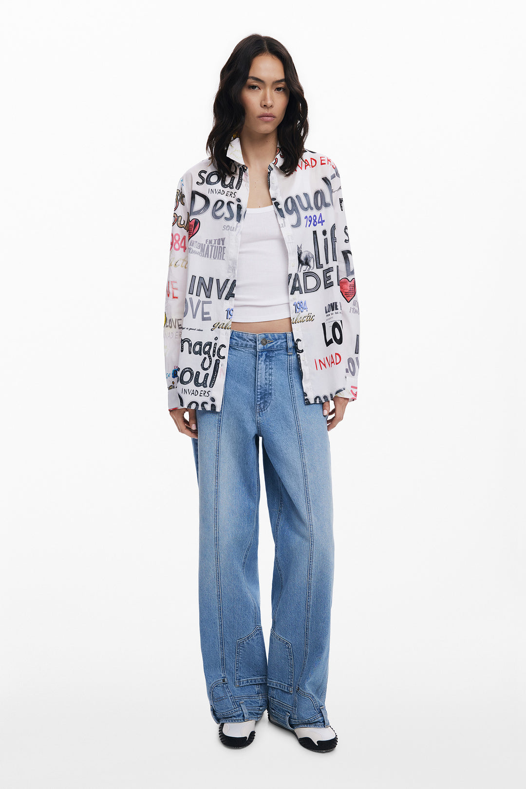 Soul Shirt w Letters in Crudo