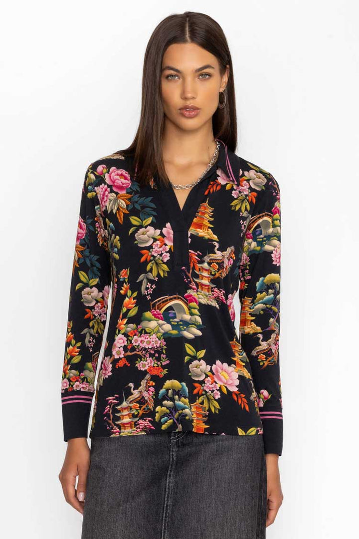 Soundbath Janie Fav Split Front Collared Shirt
