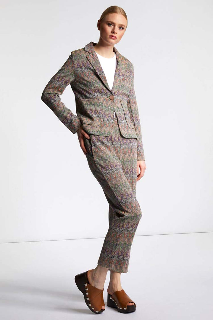 Sporty Jacquard Pants
