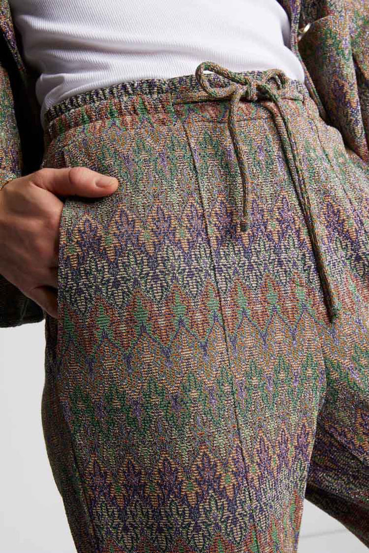 Sporty Jacquard Pants