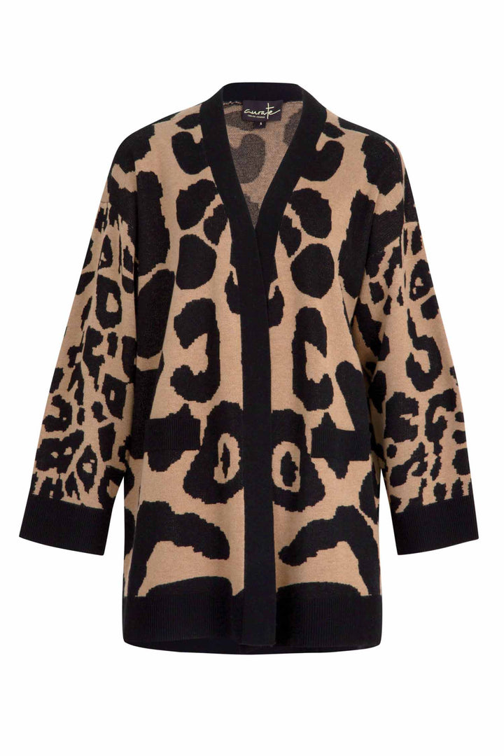 Spot n Cold Cardigan in Leopard