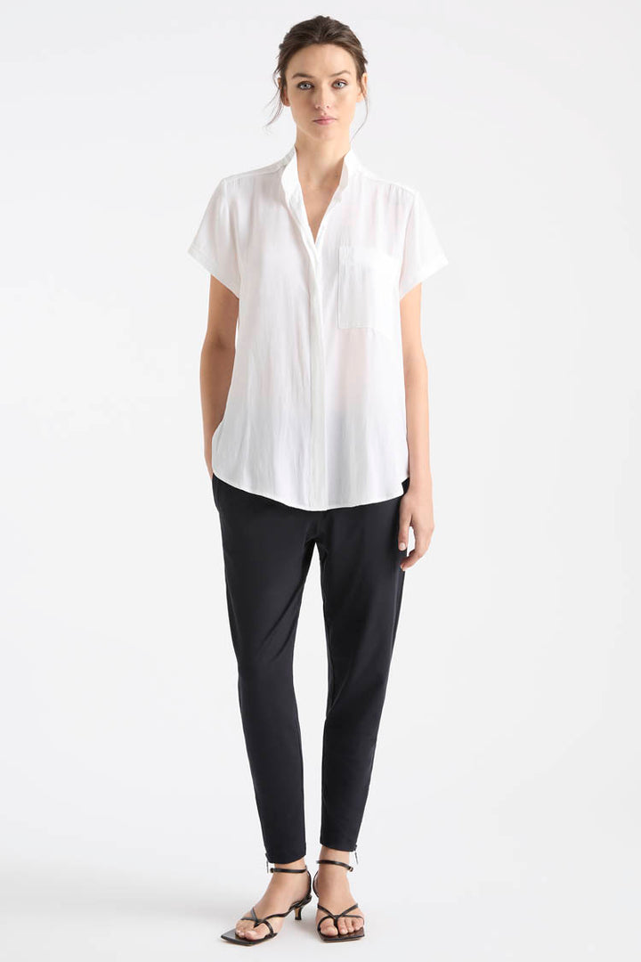 Stand Shirt in White