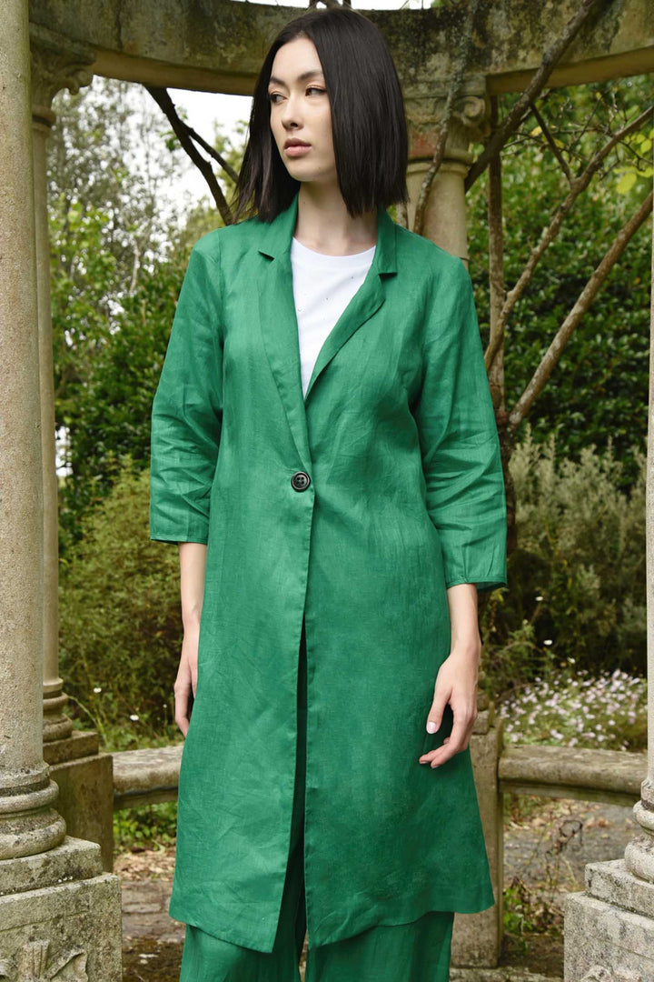 Star Duster Coat in Green
