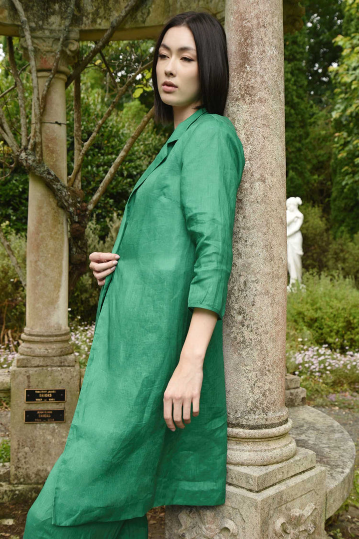 Star Duster Coat in Green