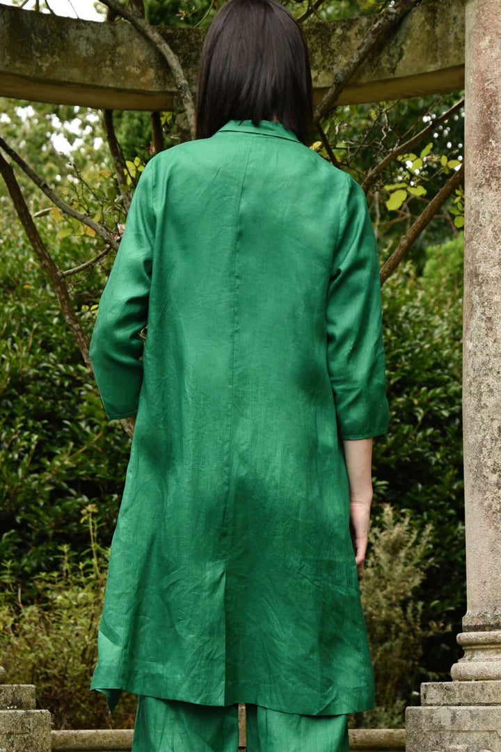 Star Duster Coat in Green