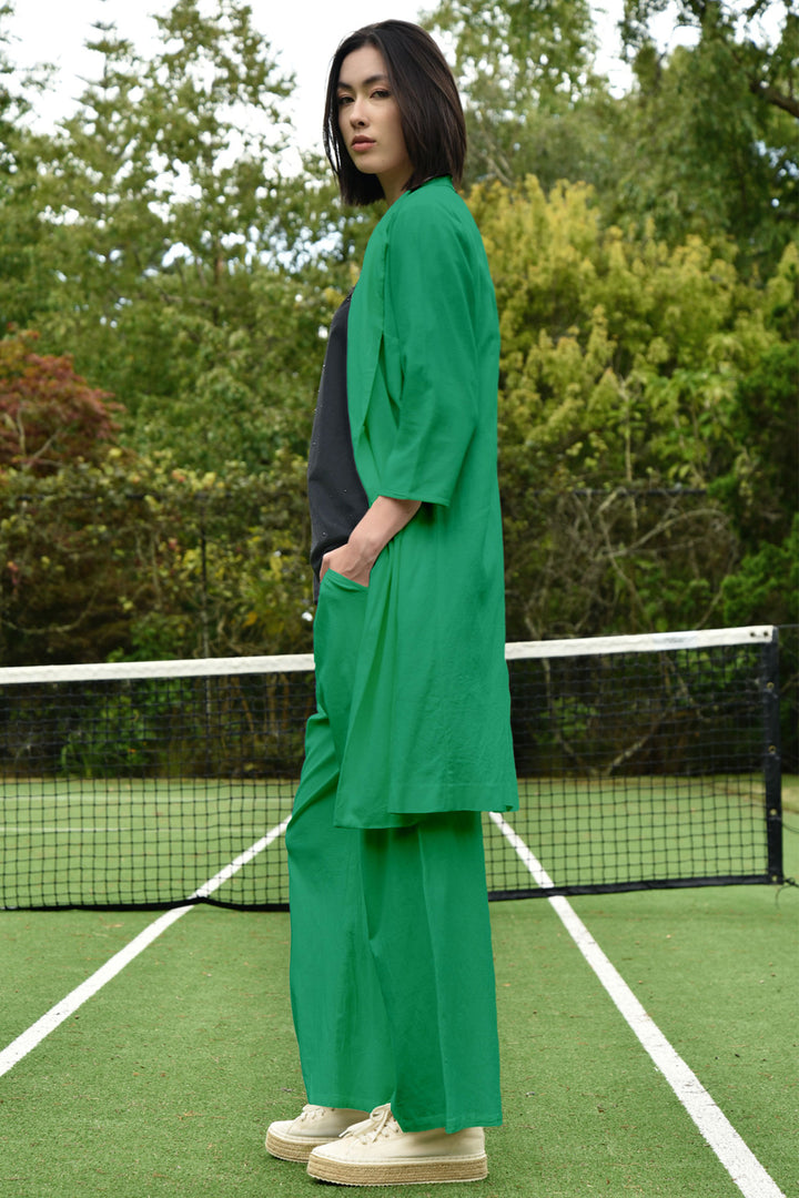 Star Duster Coat in Green