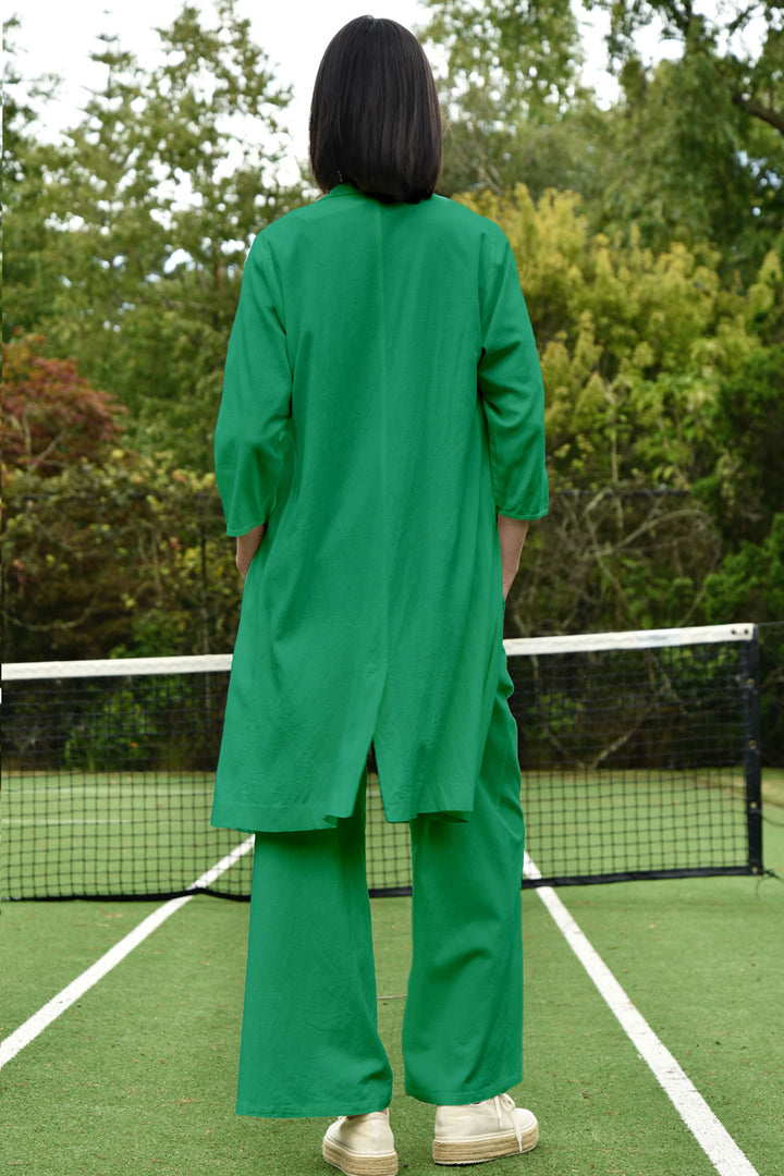 Star Duster Coat in Green