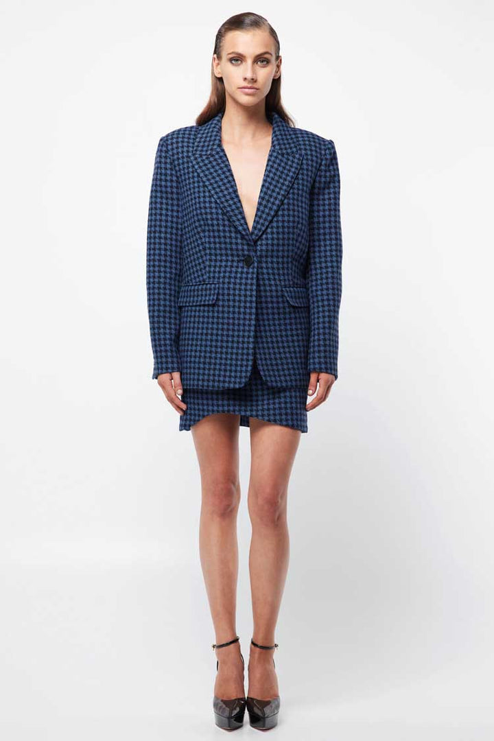 Static Houndstooth Blazer