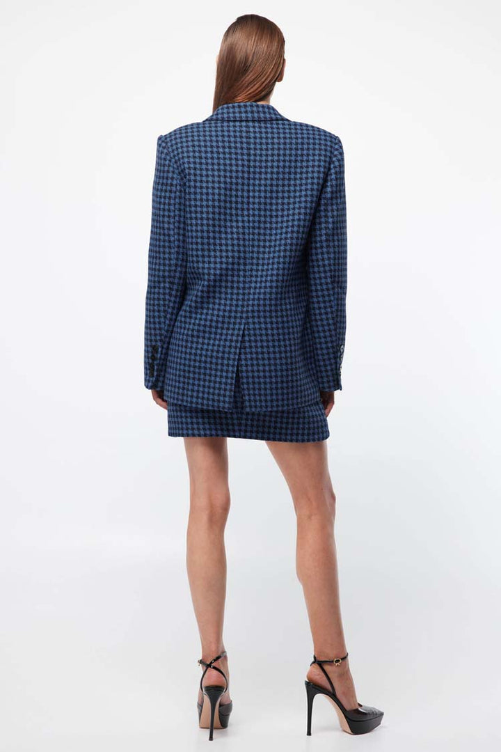 Static Houndstooth Blazer
