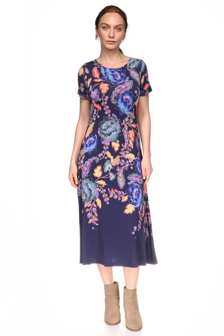 Stevies Garden Janie Fav Boatneck Cap Sleeve Dress