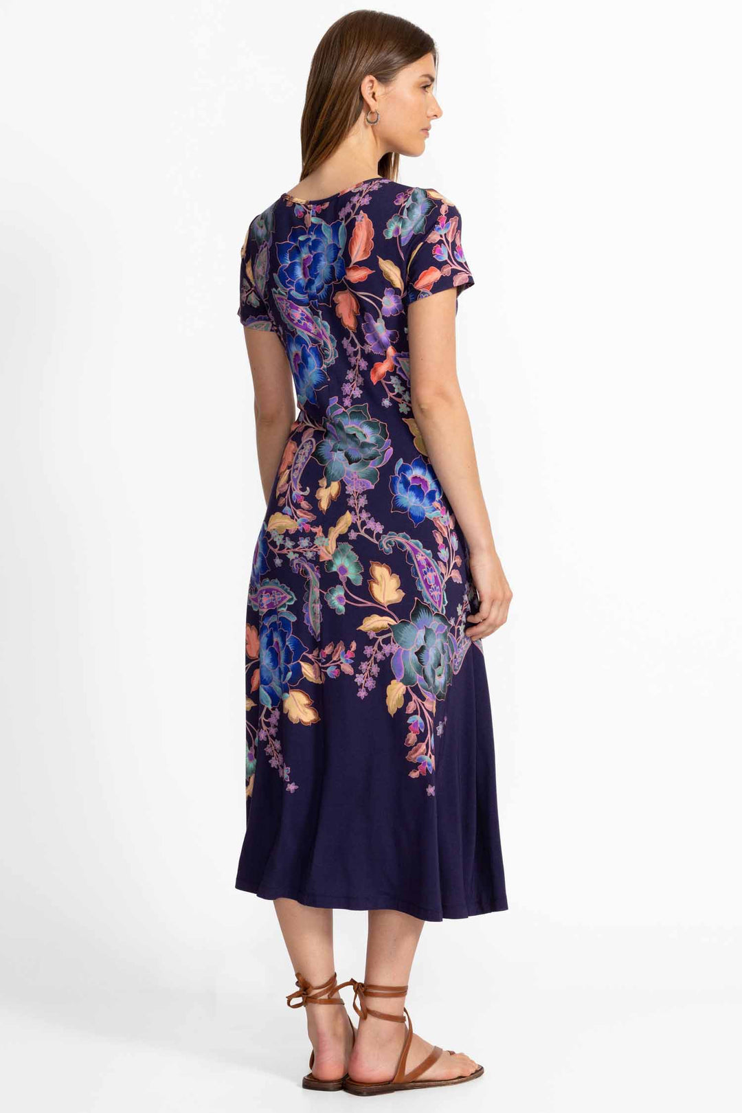 Stevies Garden Janie Fav Boatneck Cap Sleeve Dress