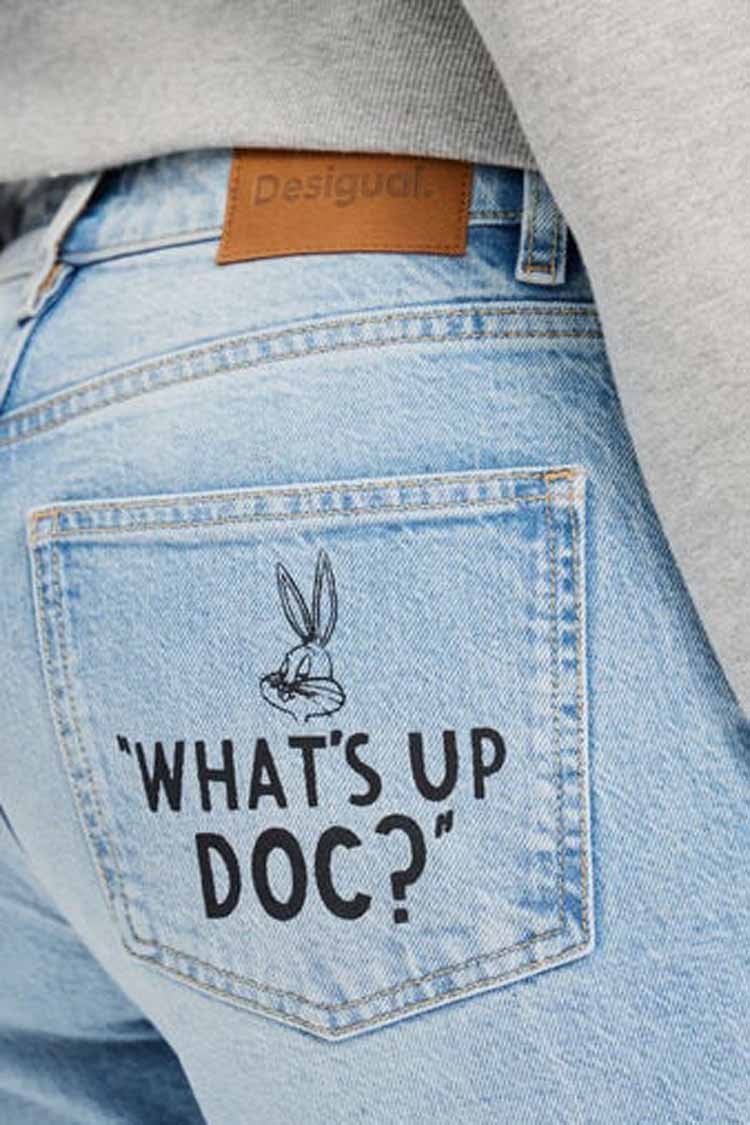 Straight Bugs Bunny Jeans | FINAL SALE