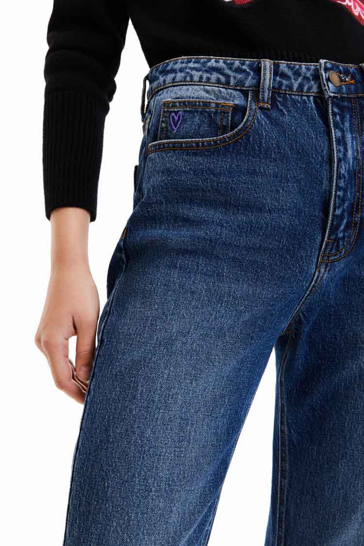 Straight-cut Cropped Jeans | FINAL SALE