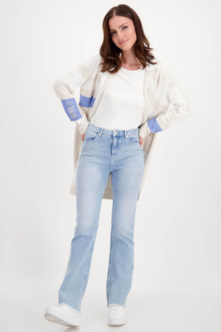 Straight Fit Bootcut Jeans in Blue | FINAL SALE