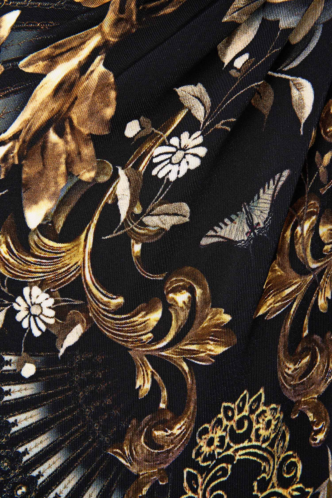 Strappy Dress with Twist Front in Flamenco Folklore