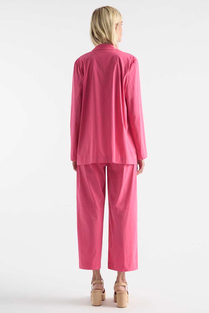 Stretch Blazer in Hibiscus