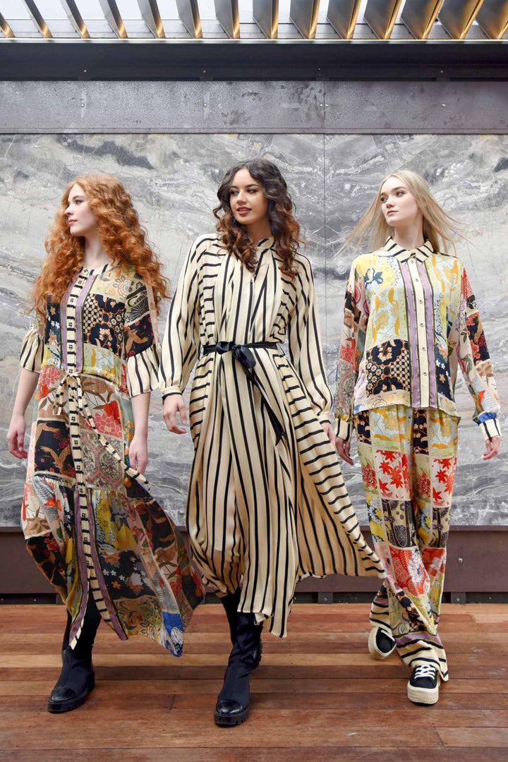 Stretch a Leg Pant in Squares