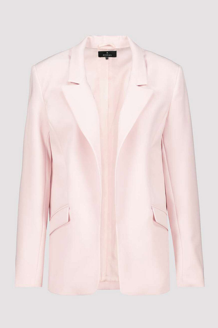 Stretch Open Blazer in Light Rose