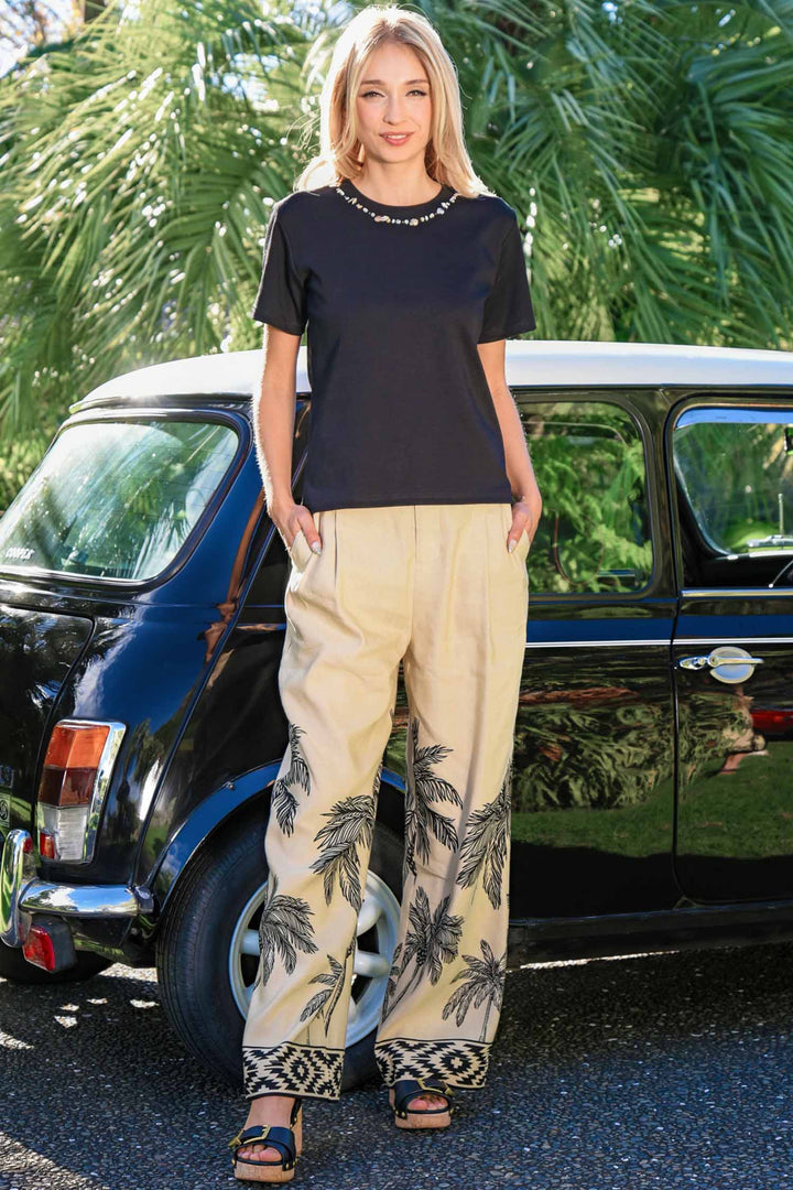 Stride After Stride Trouser in Tan
