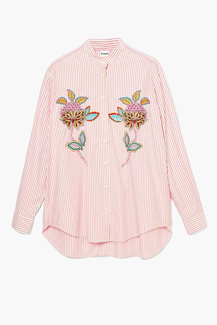 Striped Floral Shirt