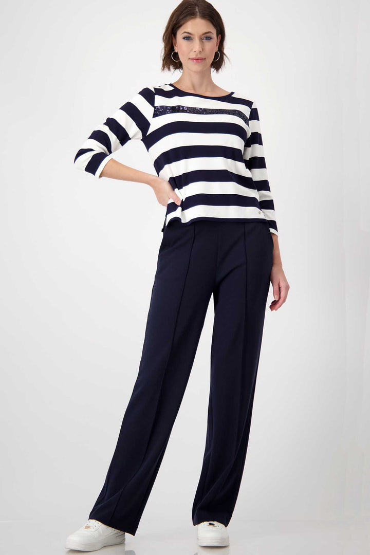 Striped Sweatshirt w Sequins