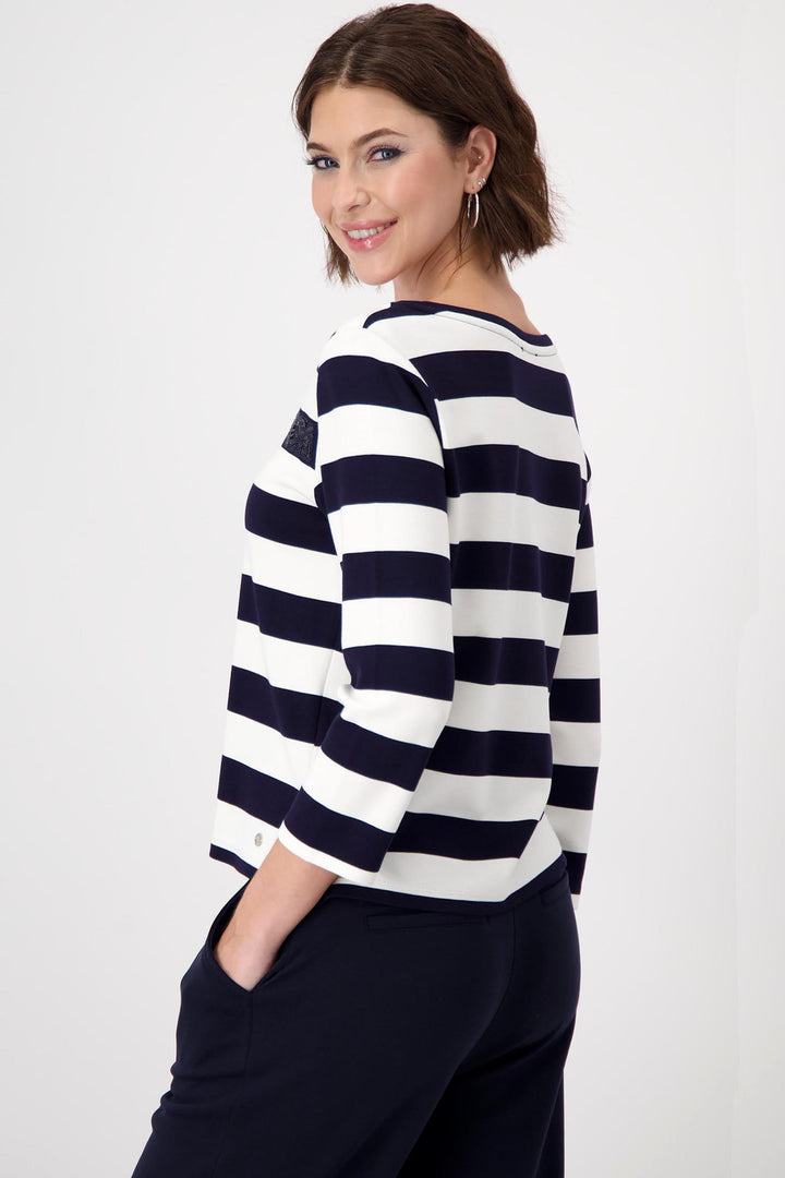 Striped Sweatshirt w Sequins