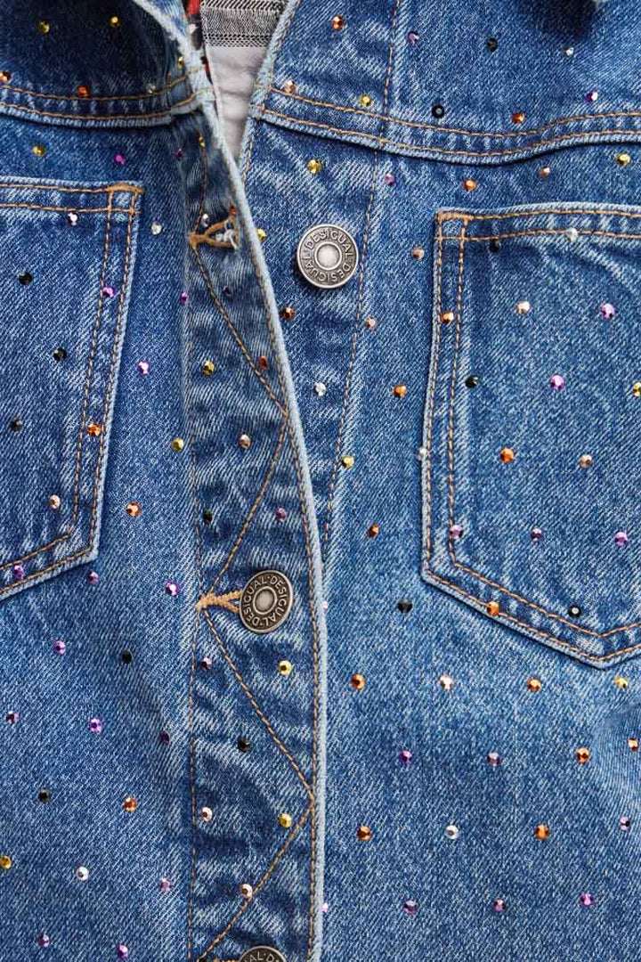 Studded Denim Trucker Jacket