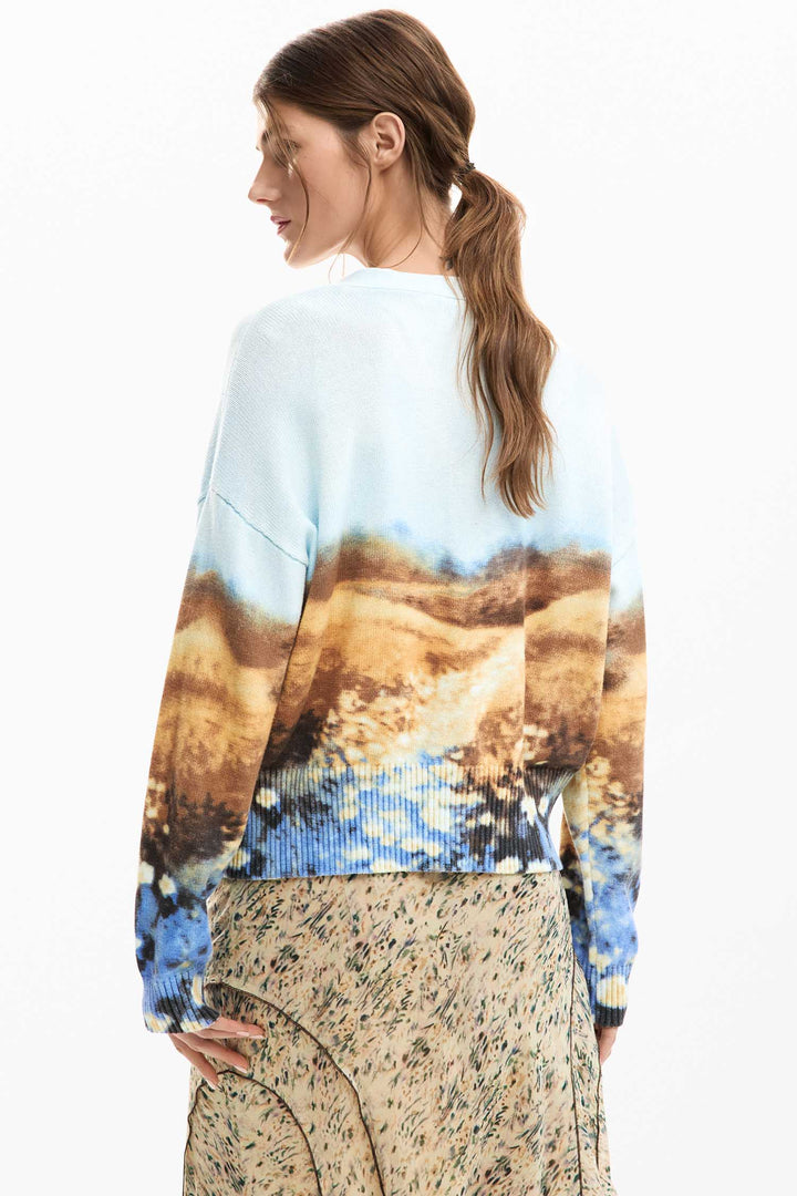 Sun Cardigan in Celeste