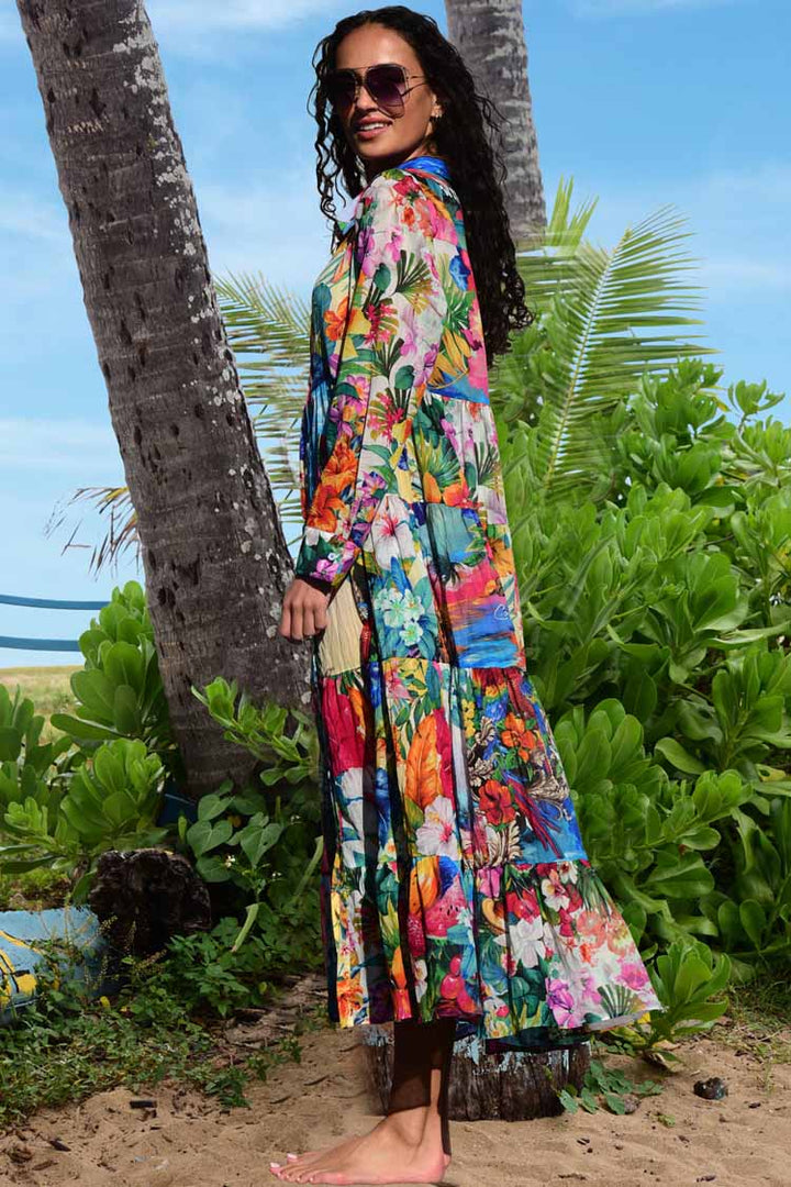 Sun & the Swoon Island Dress in Blue