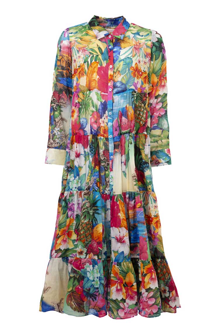 Sun & the Swoon Island Dress in Blue