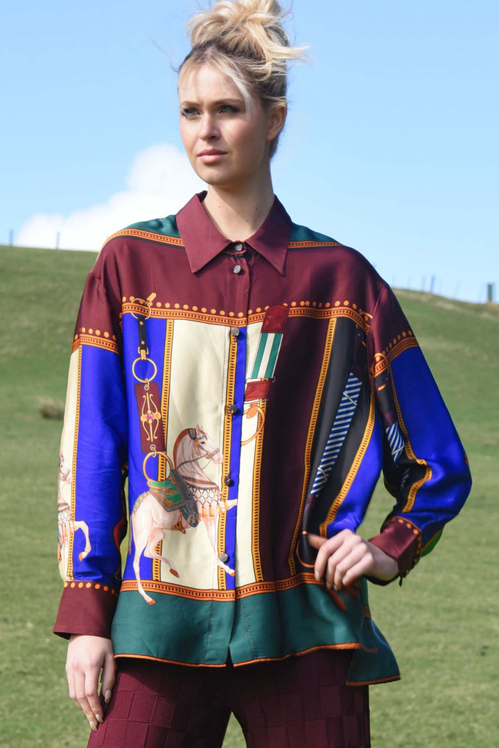 Let the Sun Shine Shirt in Horse Multi