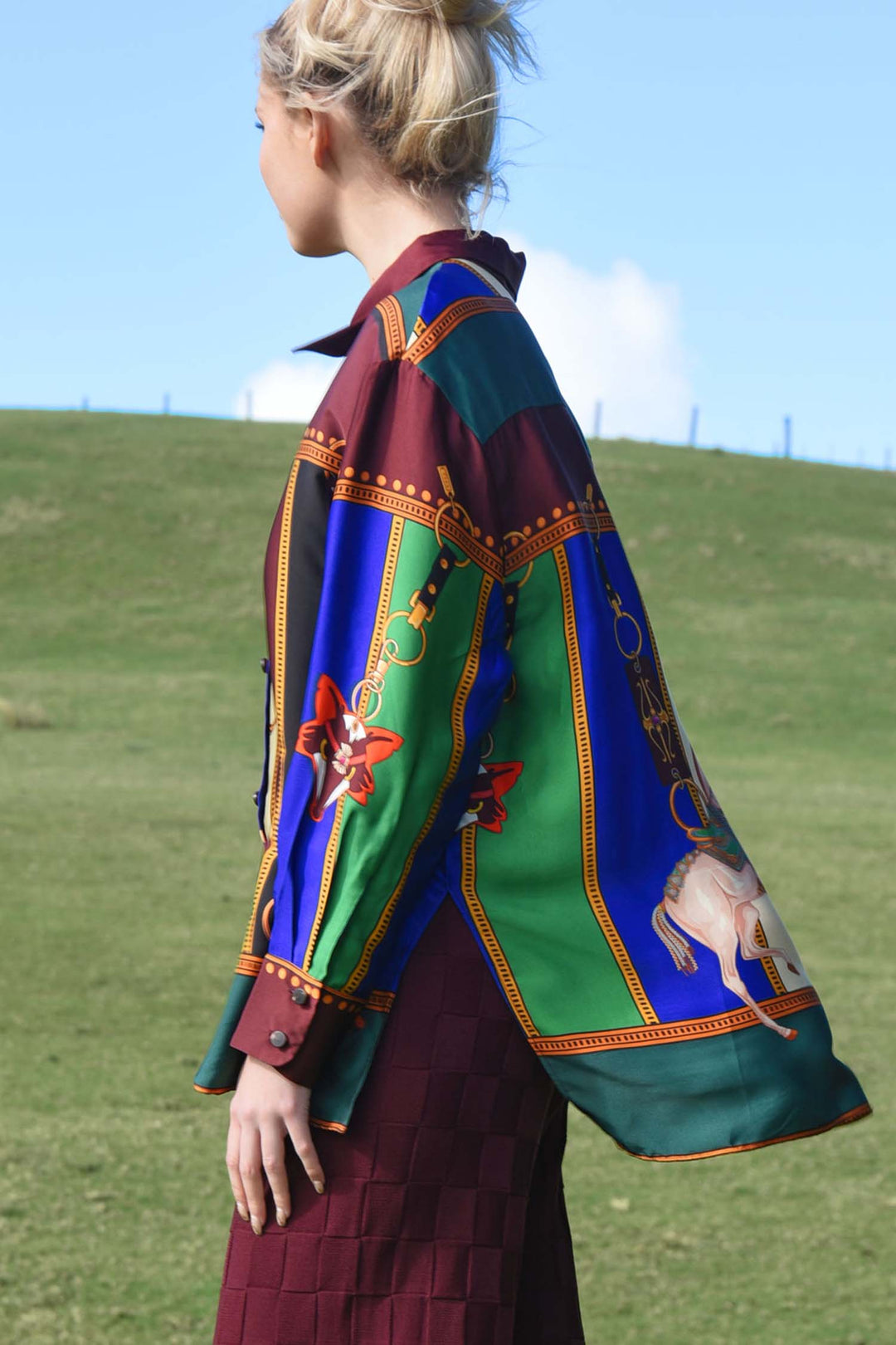 Let the Sun Shine Shirt in Horse Multi