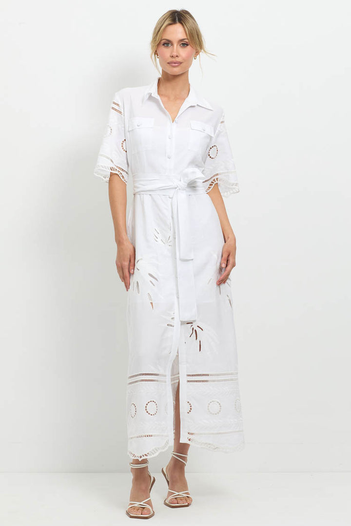 Sunrise Shirt Midi Dress | FINAL SALE