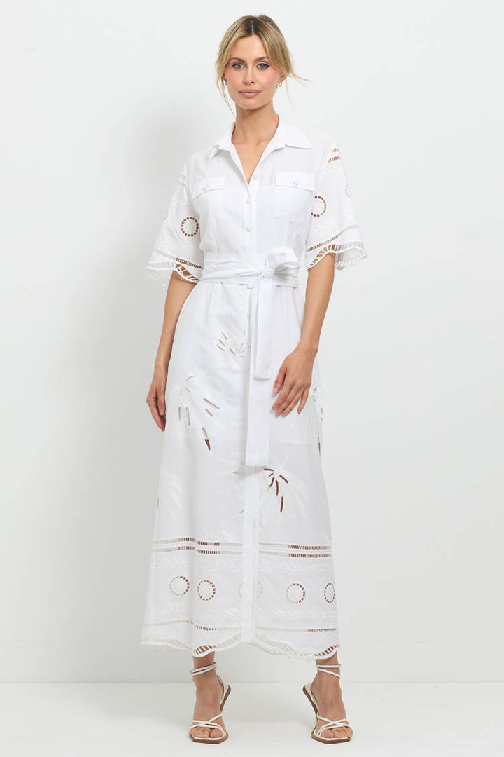Sunrise Shirt Midi Dress | FINAL SALE