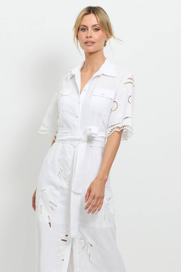 Sunrise Shirt Midi Dress FINAL SALE