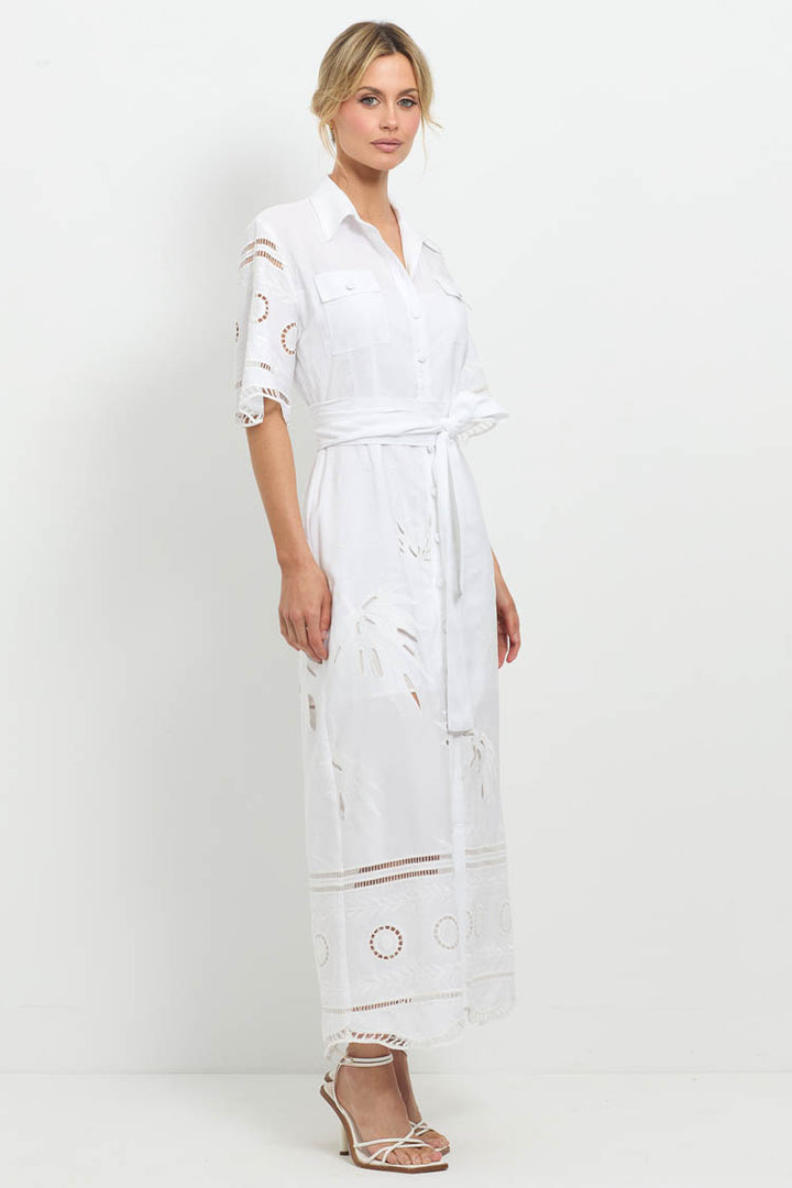 Sunrise Shirt Midi Dress | FINAL SALE