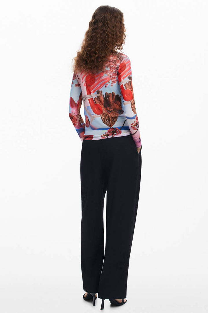 Surreal Blossom Printed Shirt