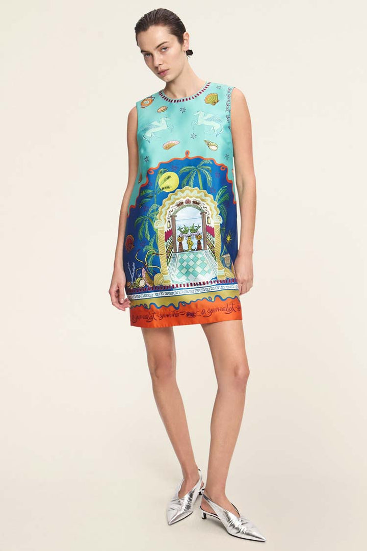Surrealist Summer Mini Dress