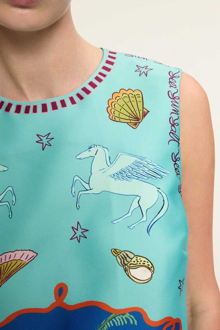 Surrealist Summer Mini Dress