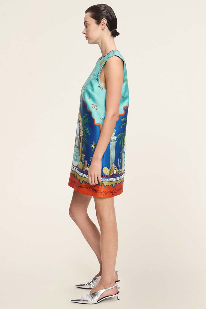 Surrealist Summer Mini Dress