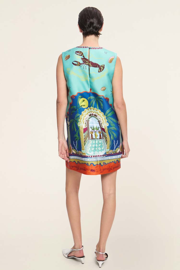 Surrealist Summer Mini Dress