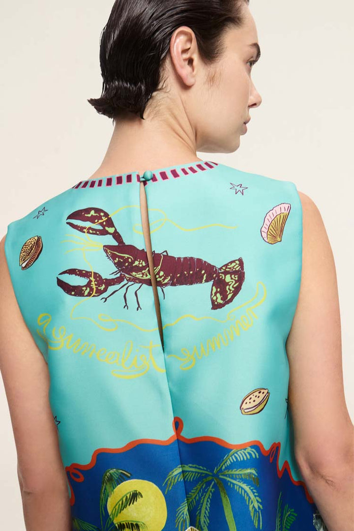 Surrealist Summer Mini Dress