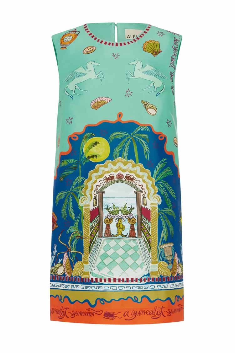 Surrealist Summer Mini Dress
