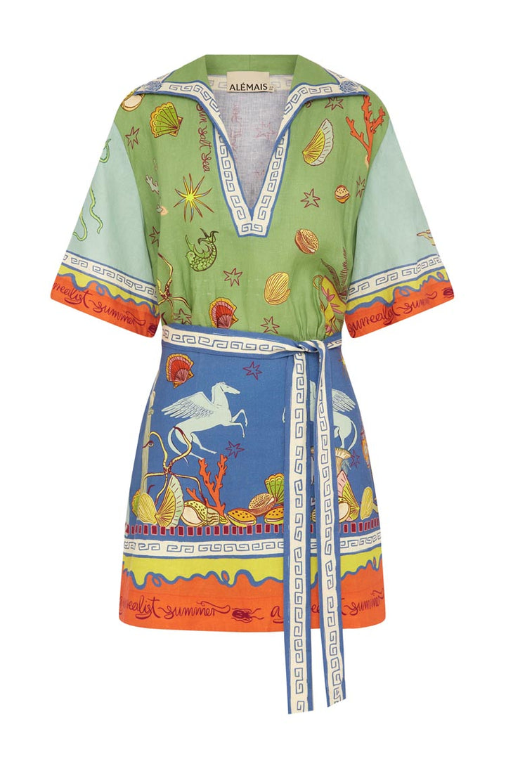 Surrealist Summer V Mini Dress