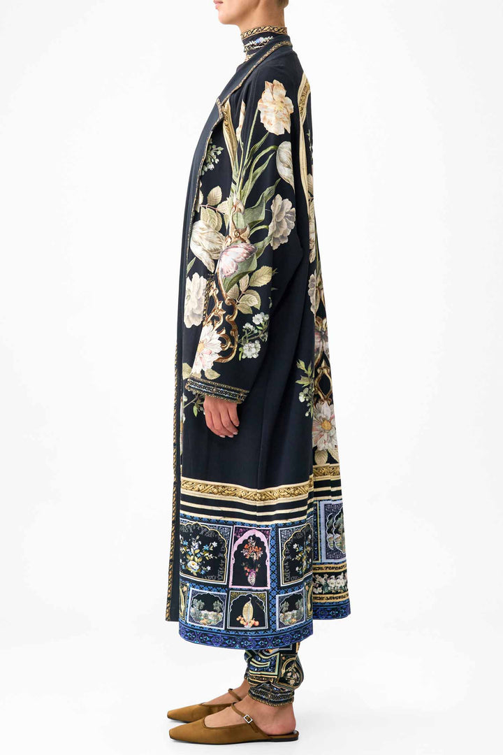 Sweat-Trench Coat in Ottoman Elegance