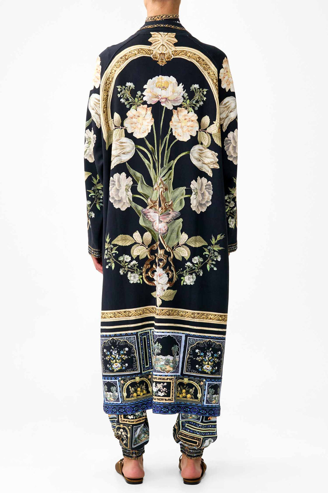 Sweat-Trench Coat in Ottoman Elegance