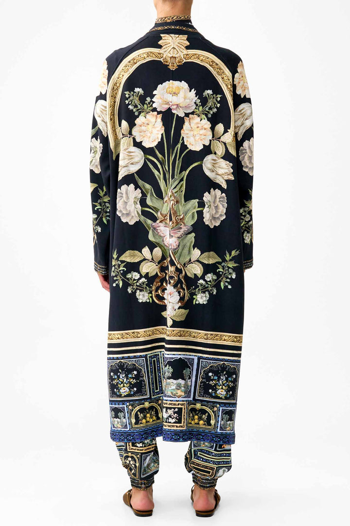 Sweat-Trench Coat in Ottoman Elegance