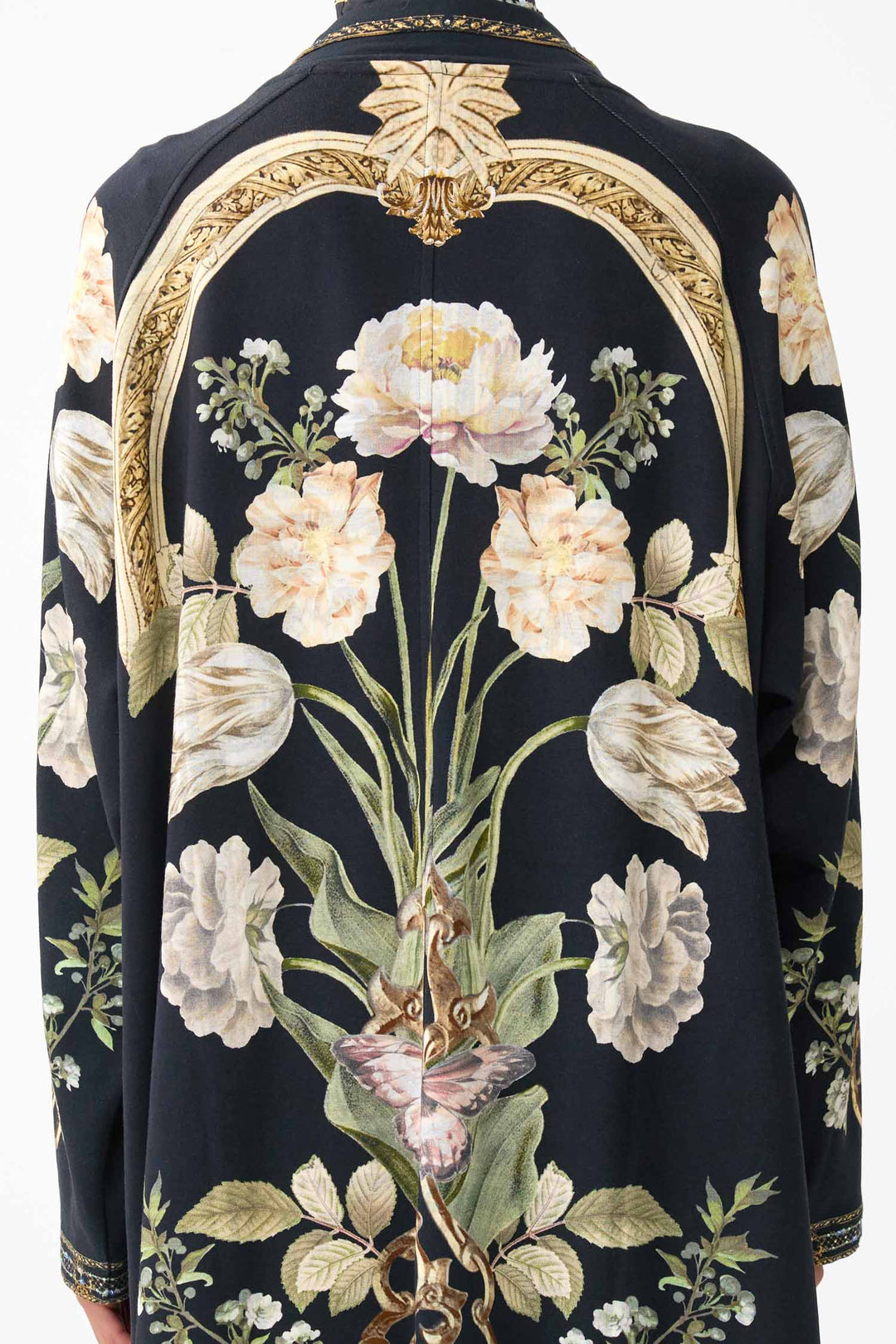 Sweat-Trench Coat in Ottoman Elegance