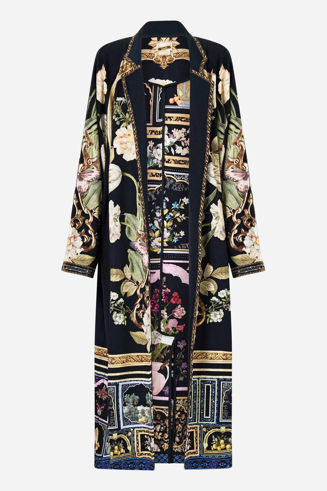 Sweat-Trench Coat in Ottoman Elegance