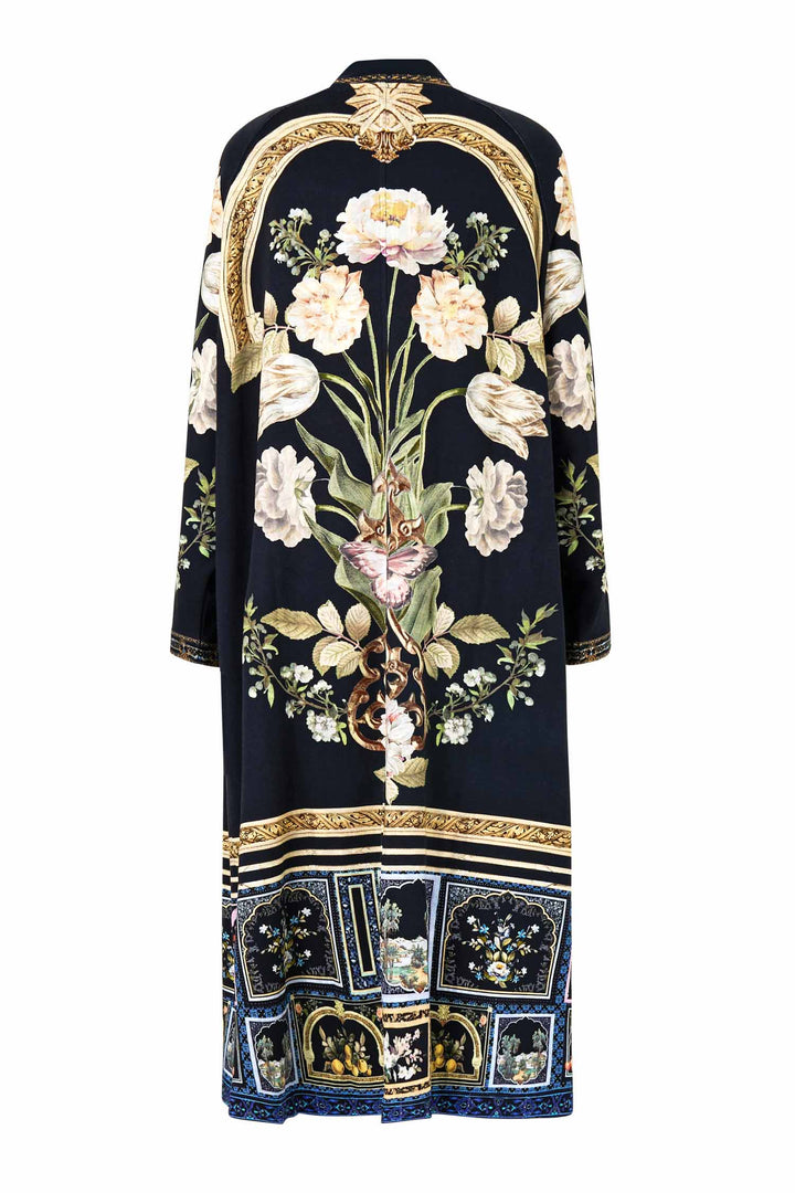 Sweat-Trench Coat in Ottoman Elegance